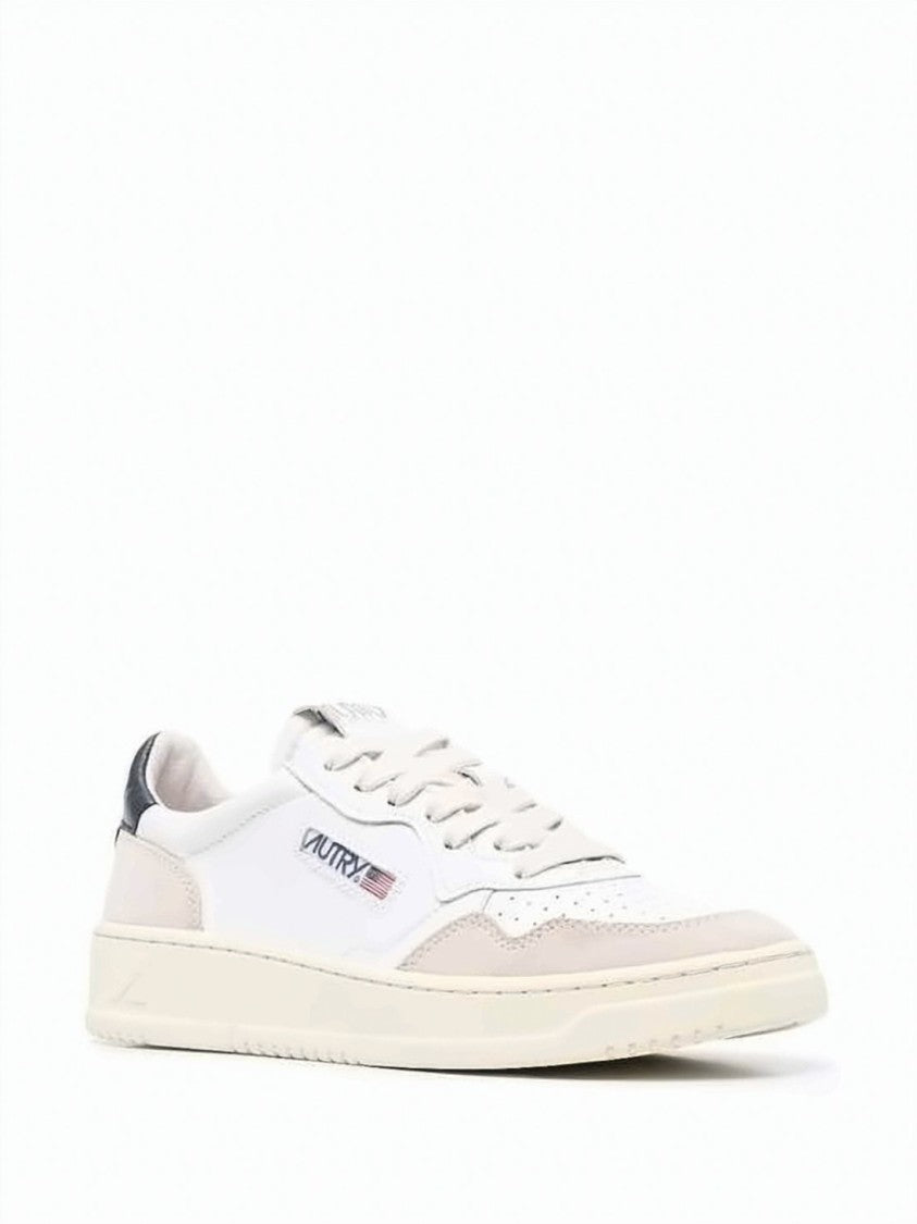 Autry Low-Top Sneakers With Smooth Leather Upper And Suede Overlays
