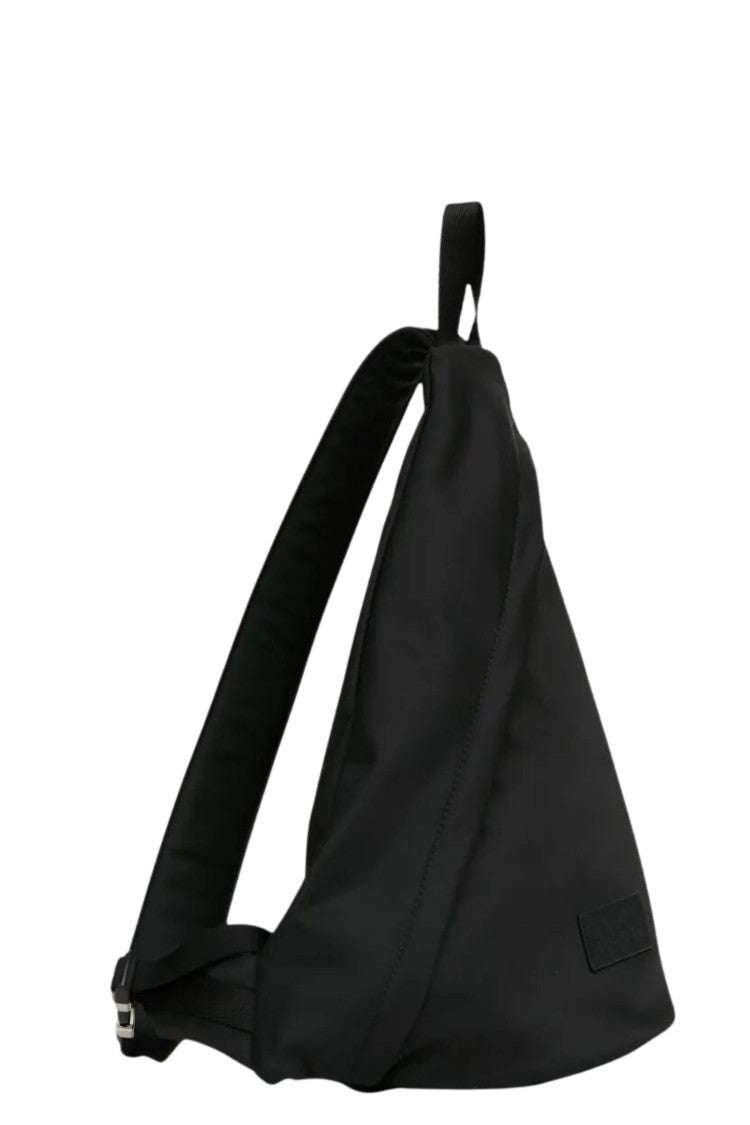 Mm6 By Maison Margiela Black Triangular Nylon Belt Bag