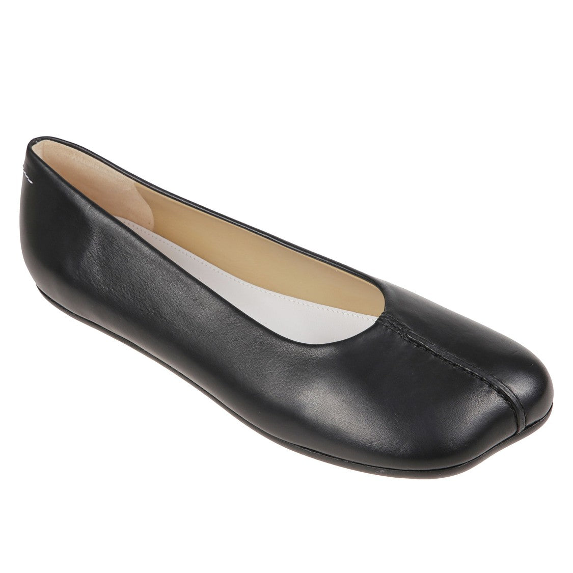 Mm6 By Maison Margiela Rounded-Toe Ballerina Flats