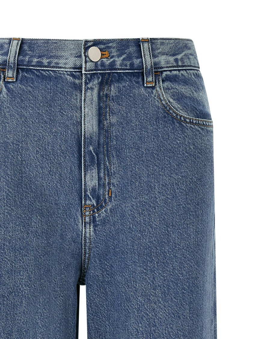 Theory 'High-Waisted Wide-Leg' Jeans