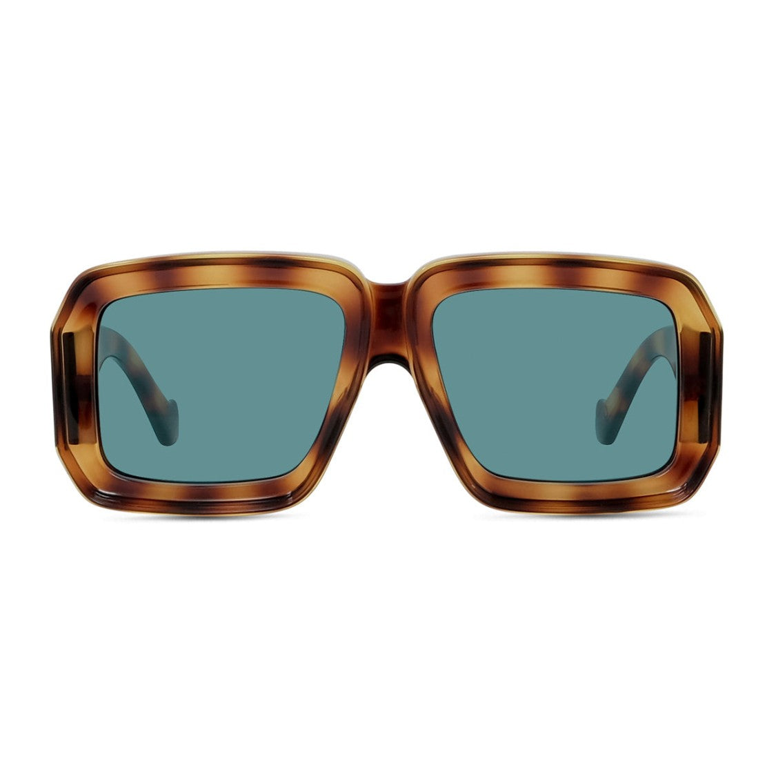 Loewe Havana Oversized Geometric Acetate Sunglasses