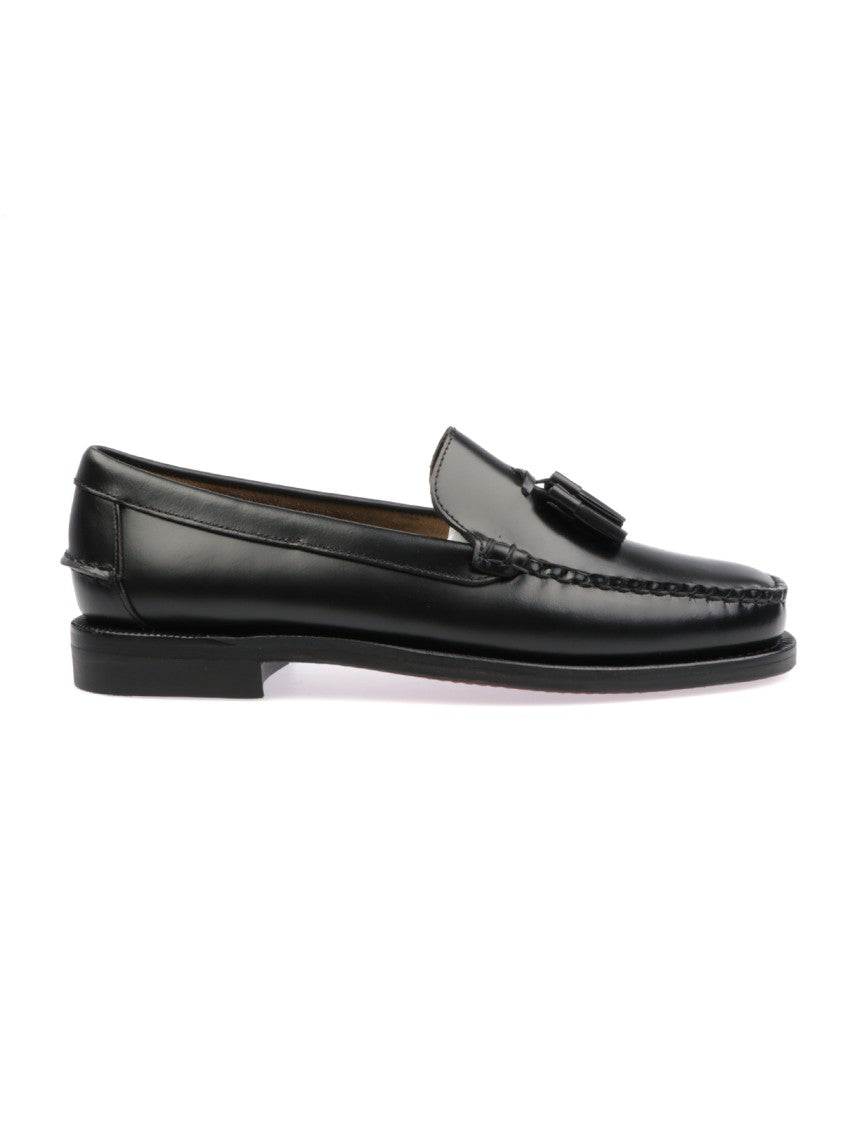 Sebago Black Leather Loafers