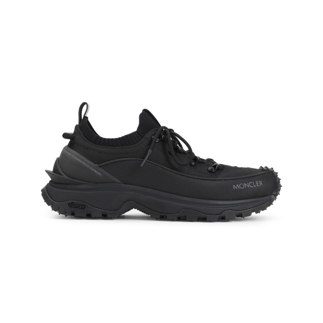 Moncler Chunky-Sole Sneaker With Textured Tread
