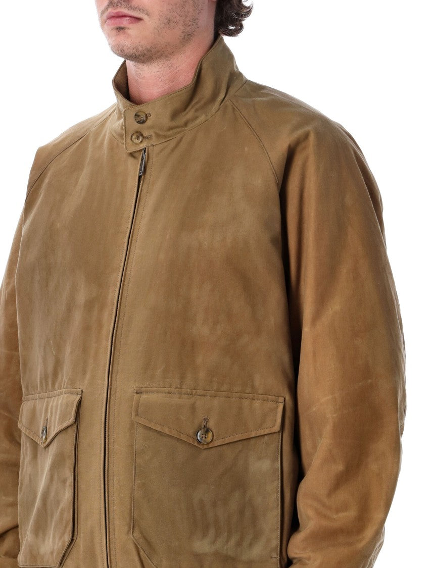 Baracuta Waxed G9 Water-Repellent Waxed Cotton Jacket
