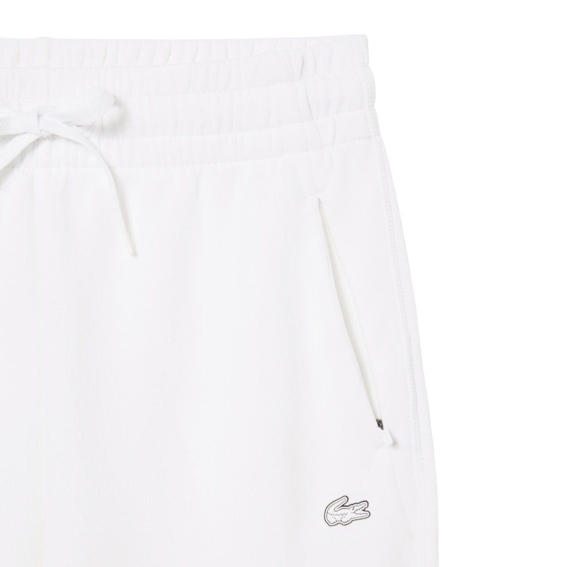 Lacoste Relaxed Fit White Trousers