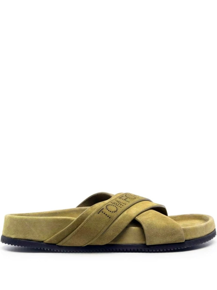 Tom Ford Brown Slip-On Sandals
