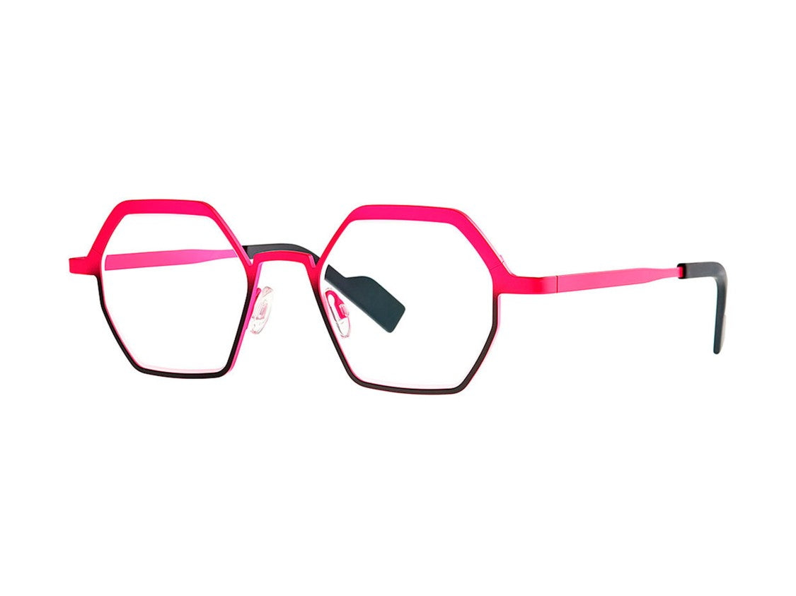 Theo Cheer Metal Hexagonal Eyeglasses