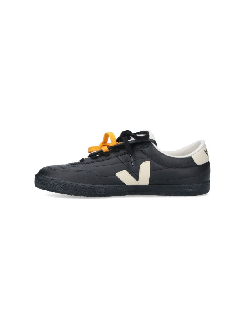 Veja Black Panenka Leather Low-Top Sneakers