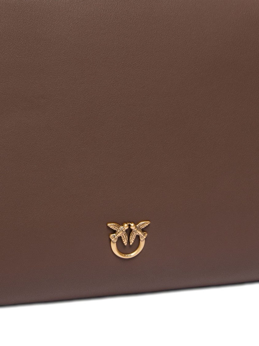 Pinko Shoulder Bag In Calfskin Leather