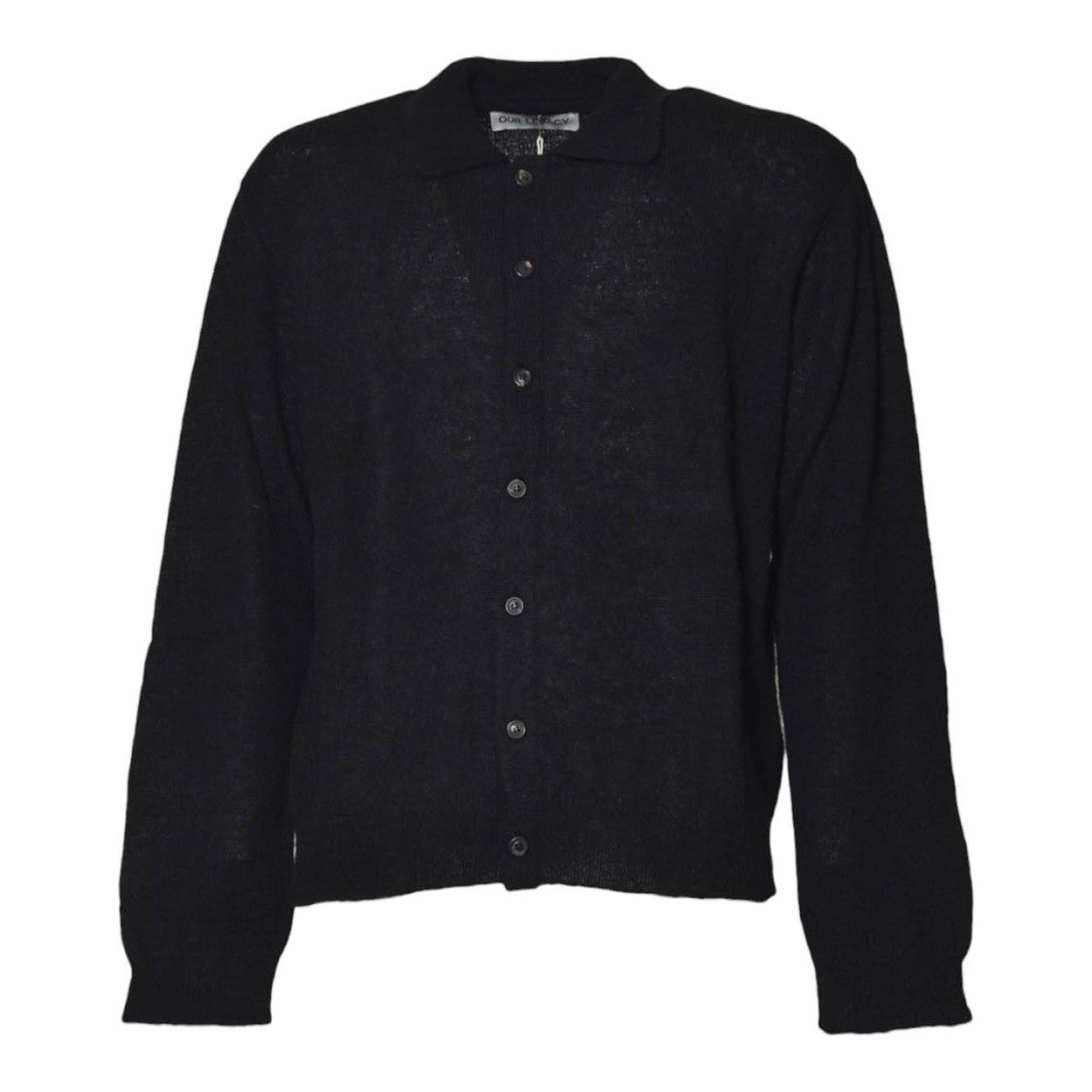 Our Legacy Button-Up Cardigan Sweater In Soft Alpaca Wool