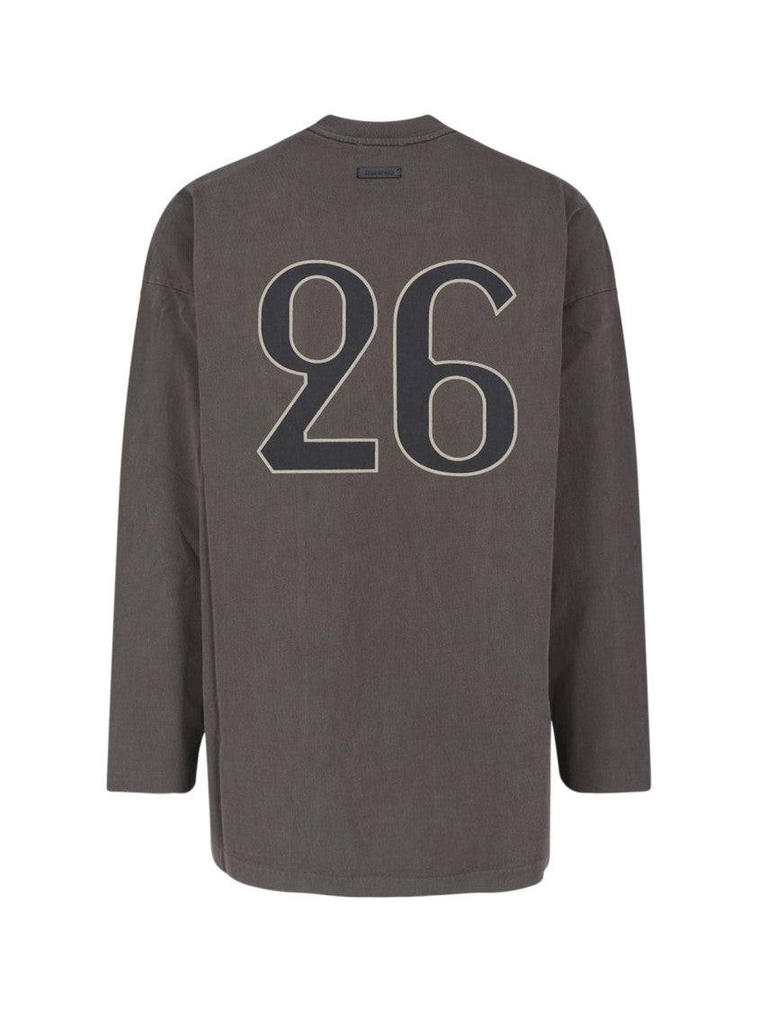 Fear Of God Ribbed Neckline Long-Sleeve Cotton T-Shirt