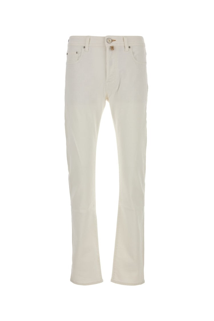 Jacob Cohen Slim-Fit Light Jeans With Minimalist Design