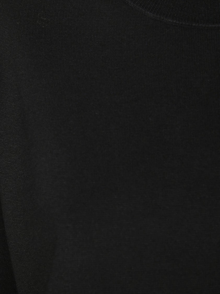 Max Mara Fitted White Milano Knit Short-Sleeve T-Shirt