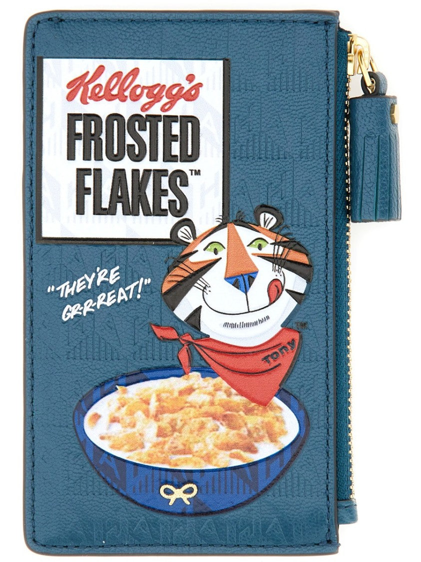 Anya Hindmarch Frosted Flakes Textured Cowhide Wallet