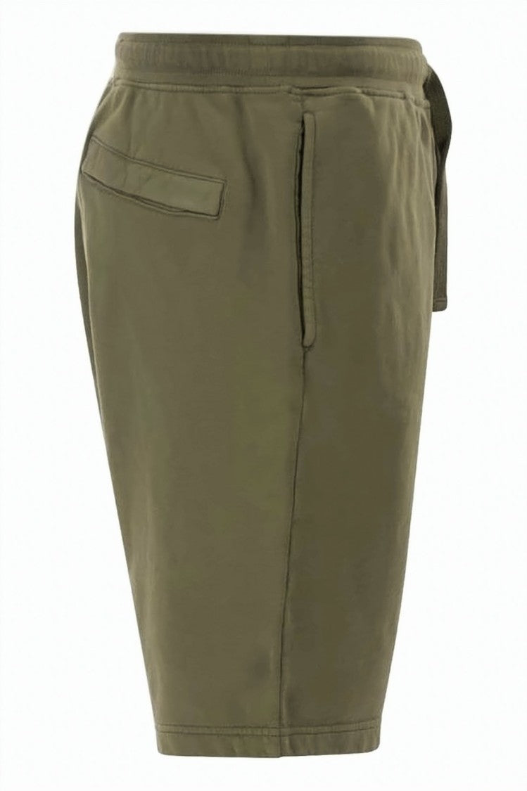 Stone Island Olive Green Cargo Shorts