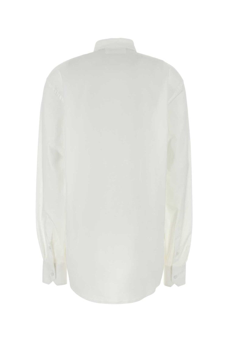 Armarium White Stretch Poplin Oversize Lavinia Shirt
