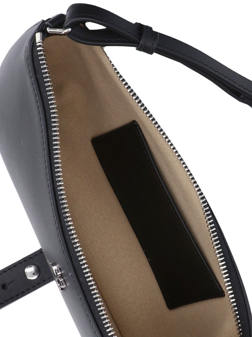 Courrèges "Holy Eclipse" Shoulder Bag – Black