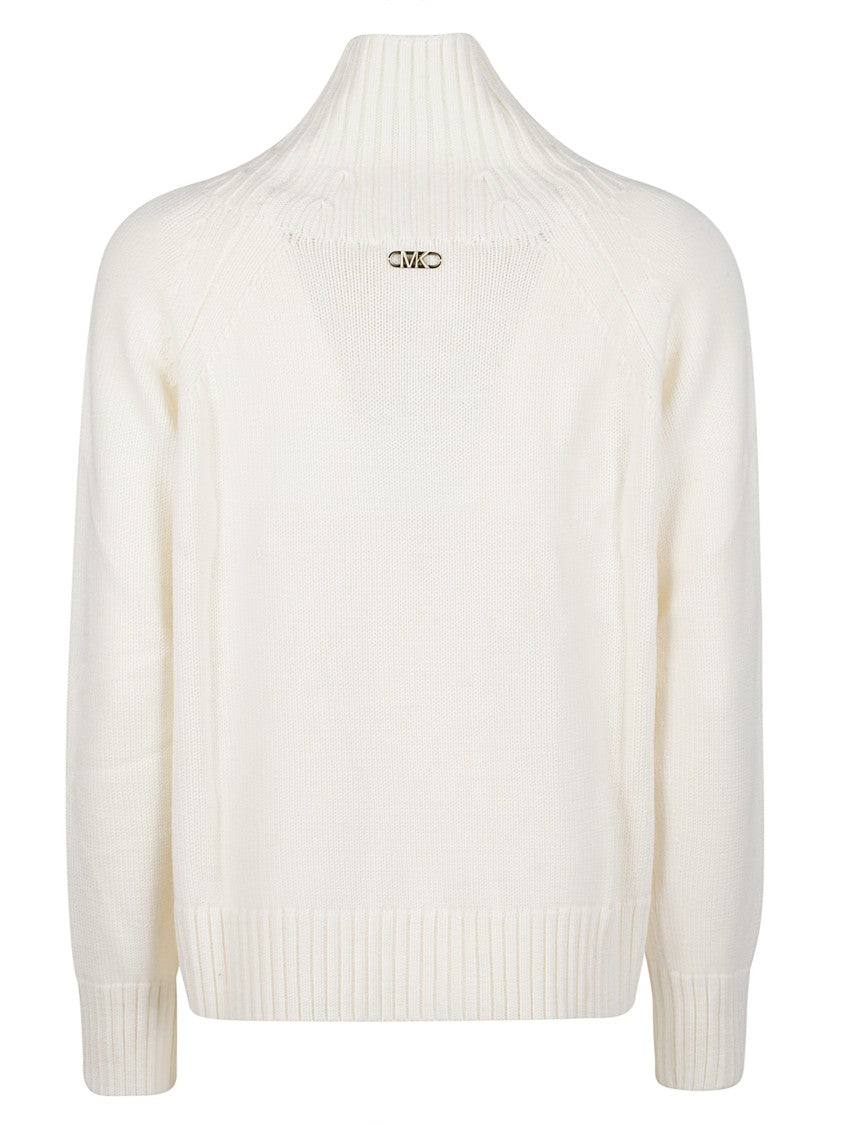 Michael Kors Merino Wool Long-Sleeve Turtleneck Sweater