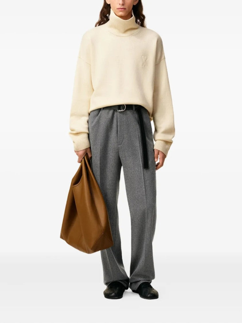 Ami Ami De Coeur Funnel Neck Sweater