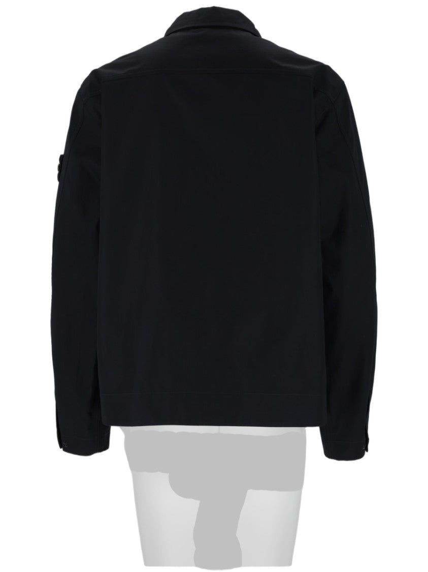 Stone Island Minimalist Overshirt Cotton Shirt