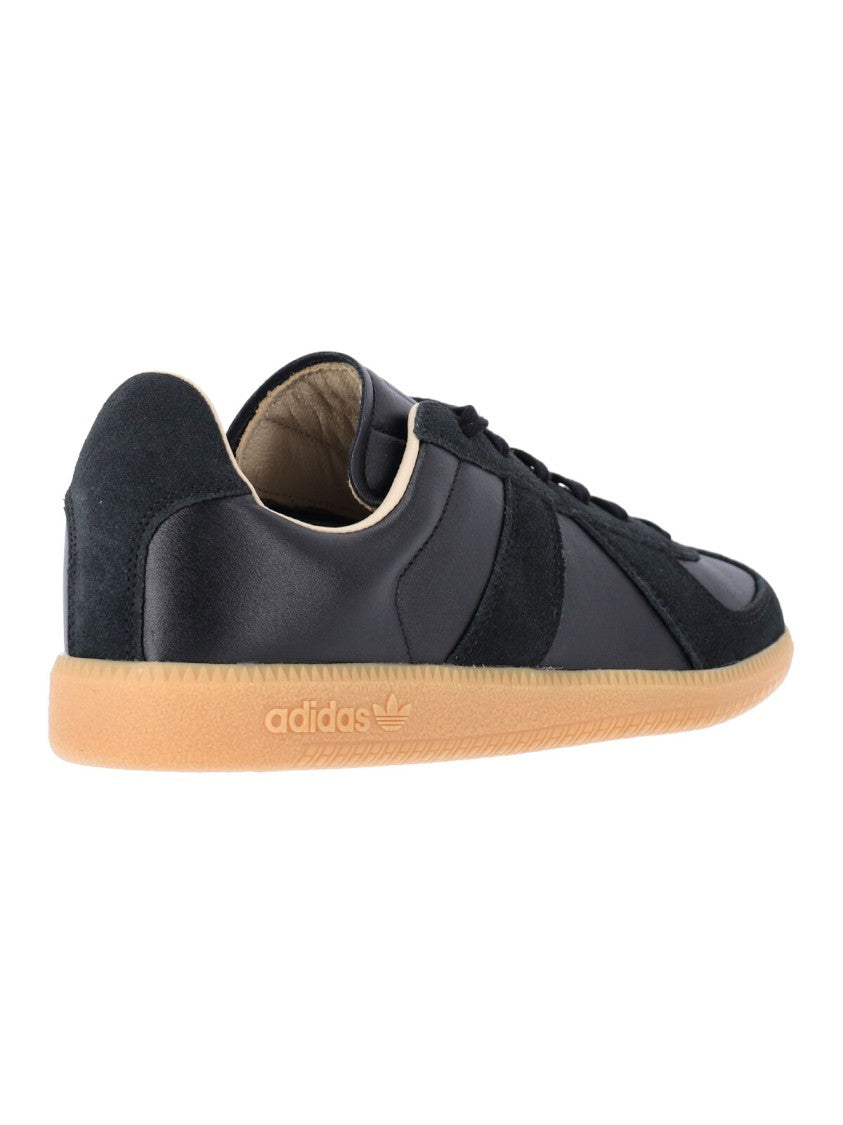Adidas Black Leather Bw Army Sneakers