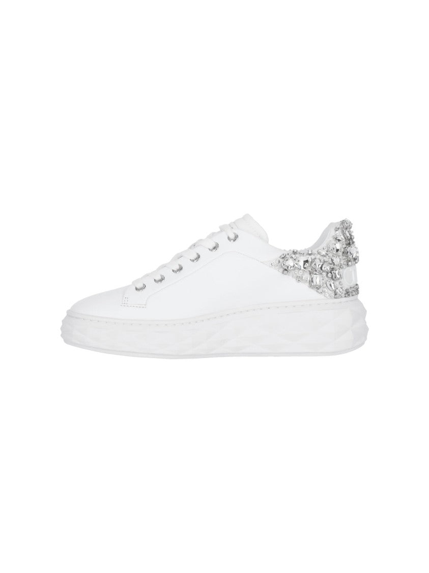 Jimmy Choo "Diamond Maxi/F Ii" Sneakers – White