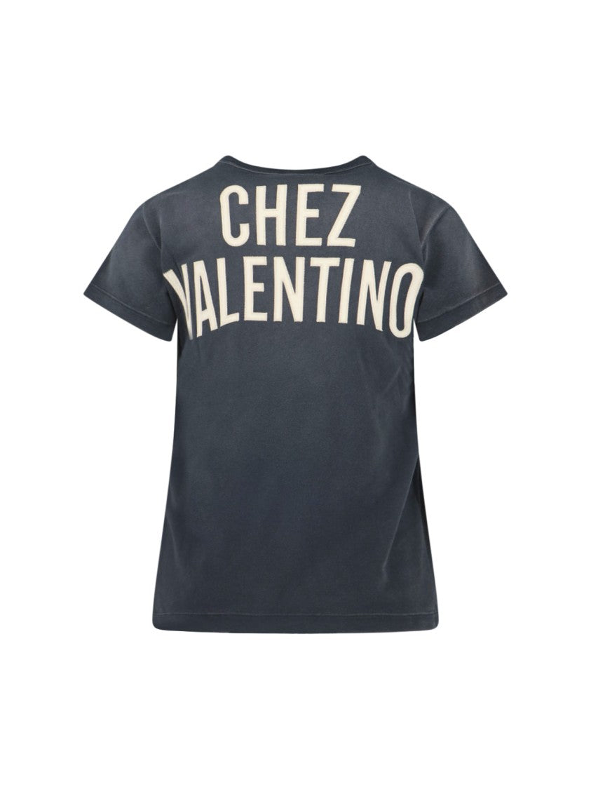Valentino "Chez" T-Shirt Black