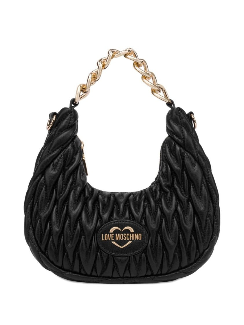 Love Moschino Quilted Shoulder Bag With Gold-Tone Chain Handle