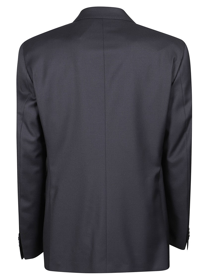 Tagliatore Dark Blue Tailored Notched Suit