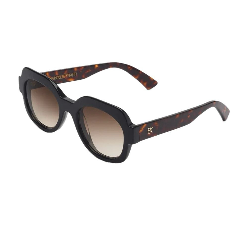 Emmanuelle Khanh Satin Geometric Bio-Nylon Acetate Sunglasses