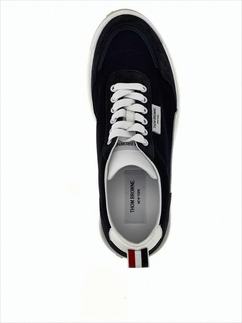 Thom Browne Low-Top Sneakers Crafted From Premium Calf Leather