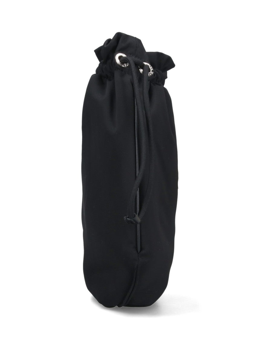 Vivienne Westwood Logo Drawstring Pouch – Black