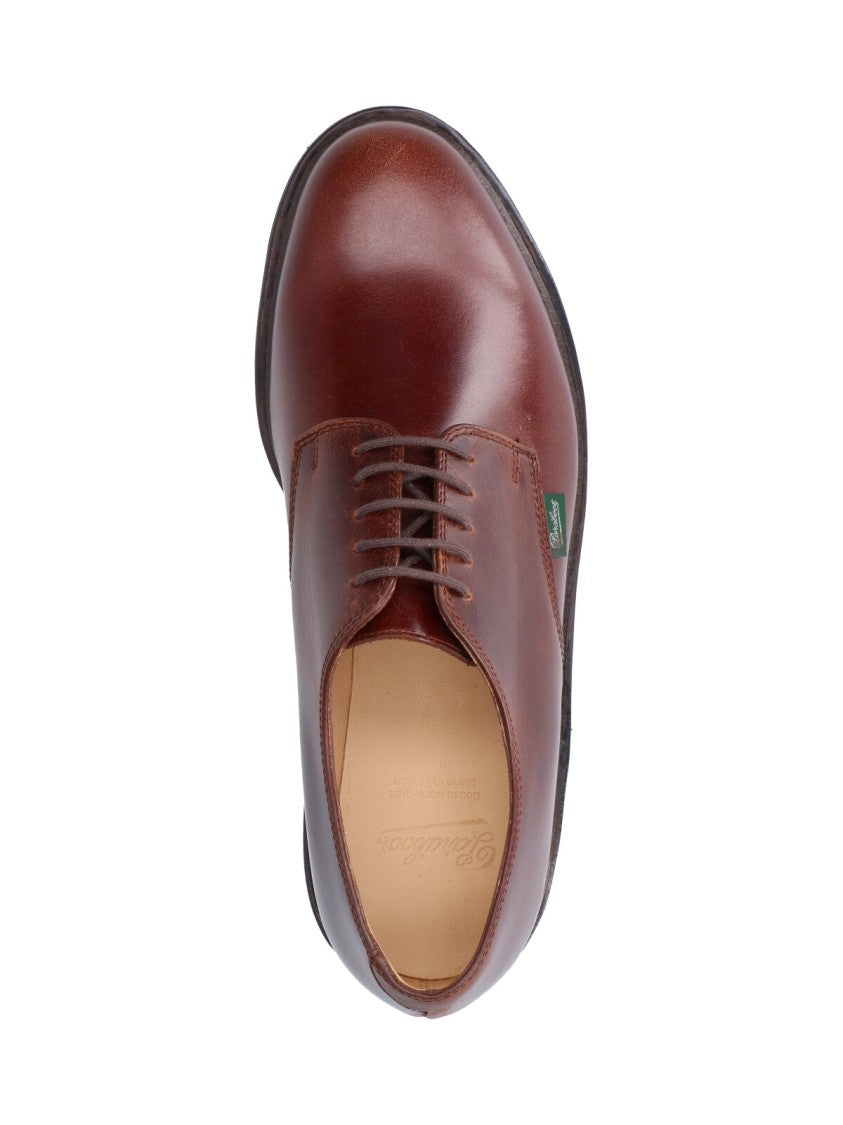 Paraboot Brown Arles Calfskin Leather Brogues