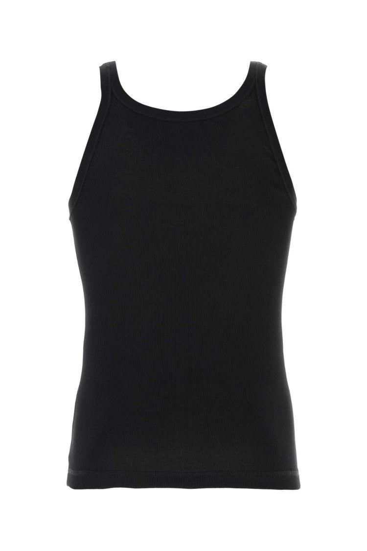 Dolce & Gabbana Black Cotton Tank Top