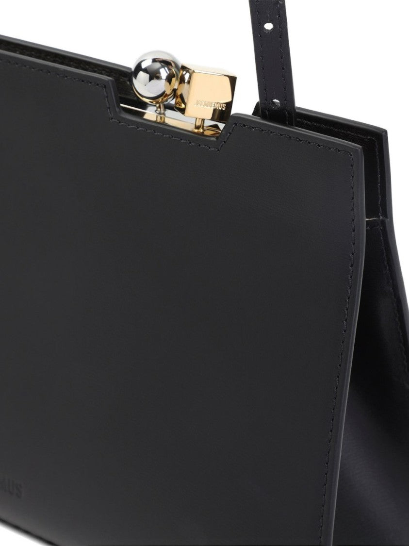 Jacquemus Black Rectangular Magnetic Rond-Carré Bag