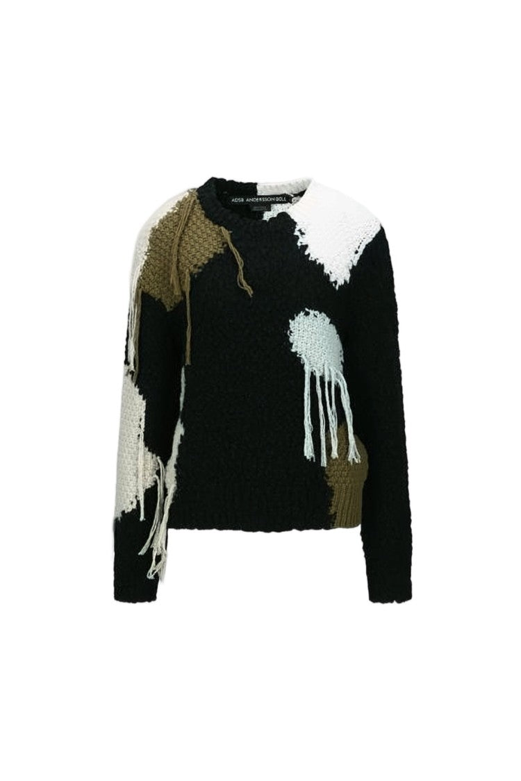 Andersson Bell Cropped Chunky Knit Sweater