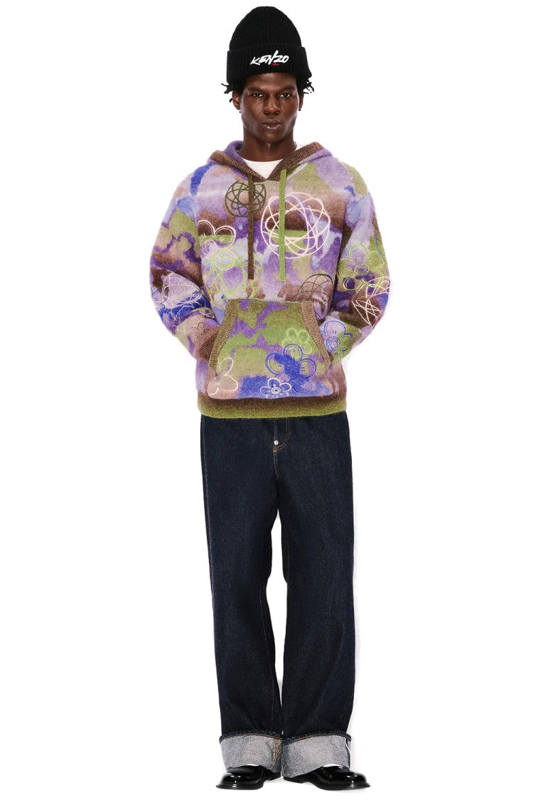 Kenzo X Futura 2000 Special Embroidered Hoodie