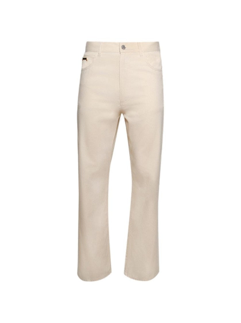 Marni Straight Leg Trousers - Bone