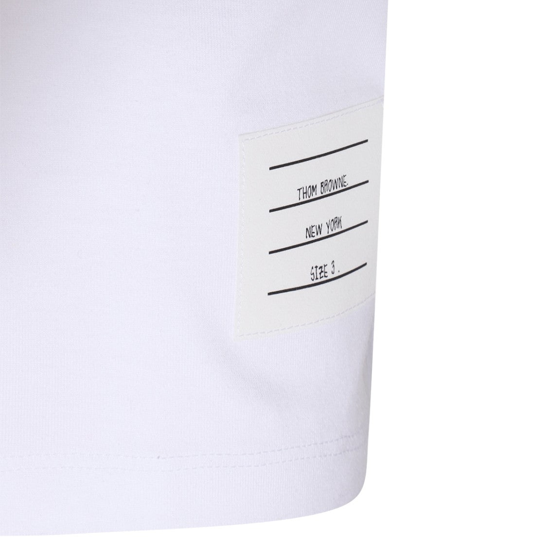 Thom Browne Cotton T-Shirt With Rwb Pocket Trim