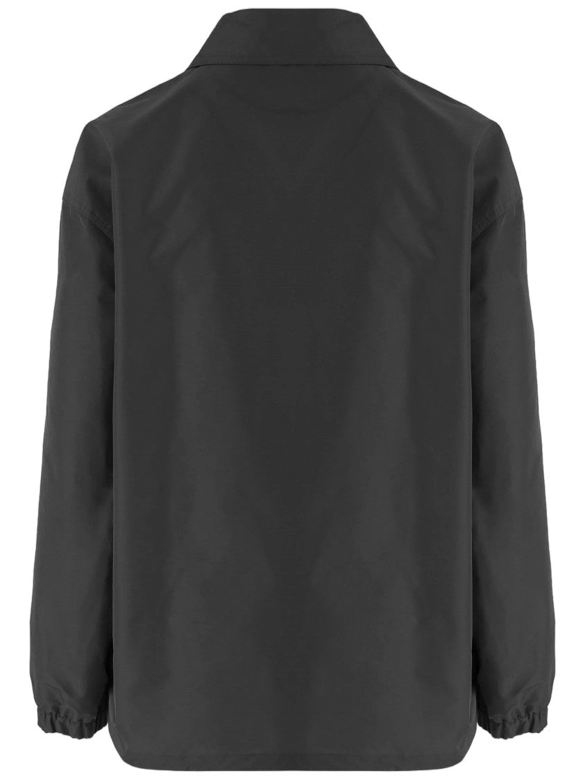 Jil Sander Long-Sleeve Nylon Jacket With Classic Collar