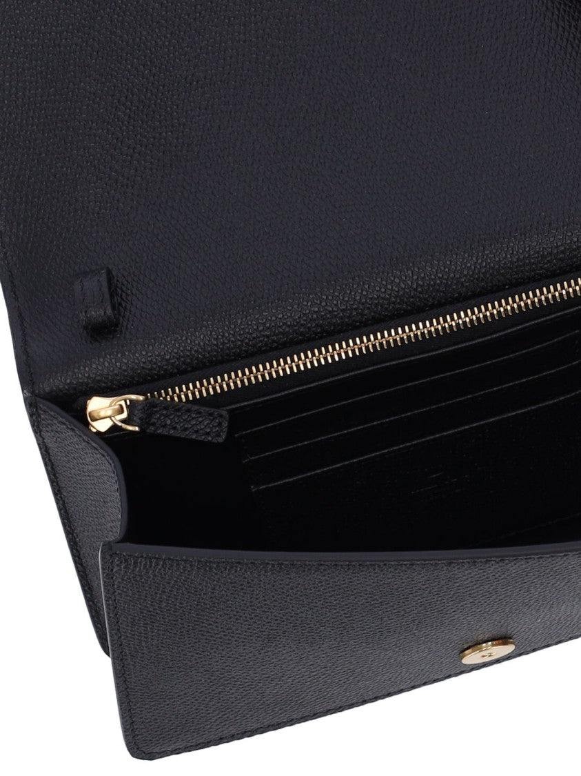 Valentino Garavani "Vlogo Signature" Mini Shoulder Bag Black