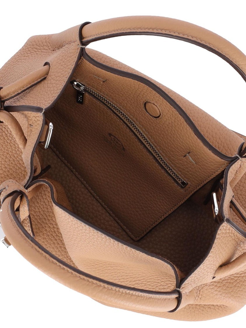 Tod's Pebbled Leather Bucket Bag