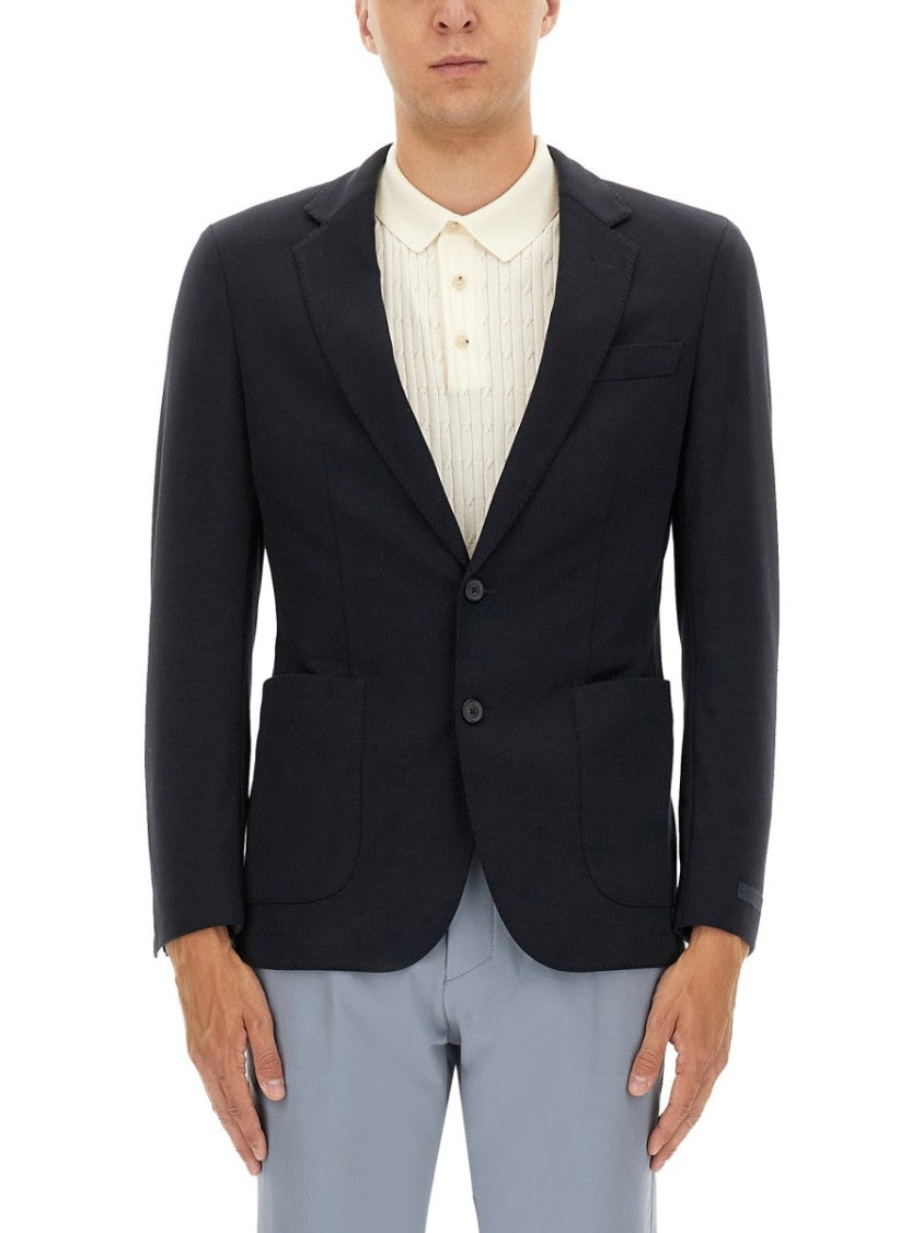 Boss Tailored Black Blazer With Classic Two-Button Closure