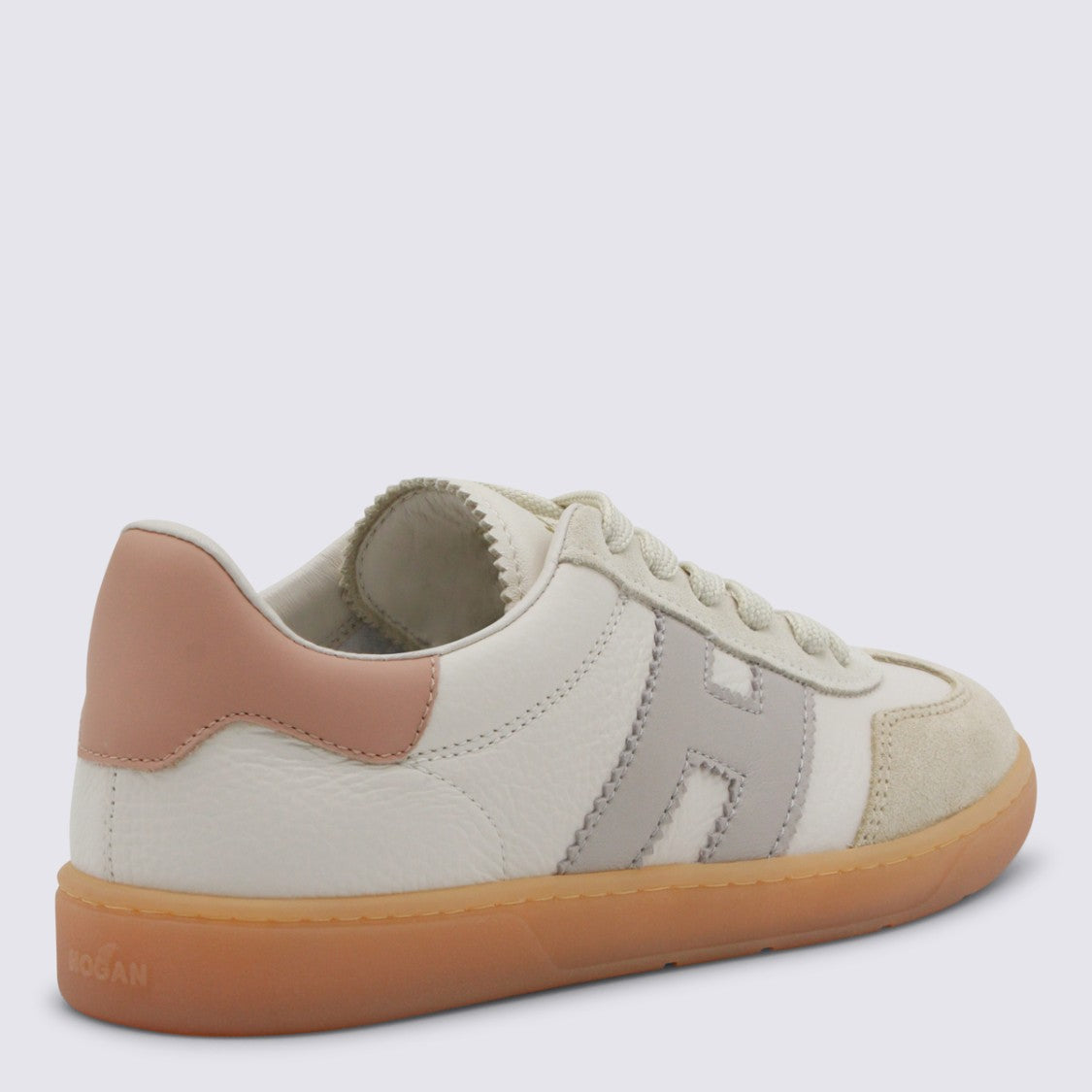 Hogan White Leather Cool Sneakers
