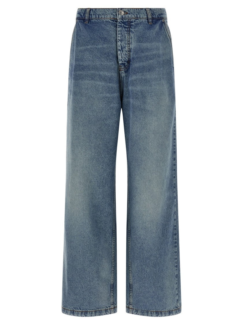 Ami Stonewashed Denim Jeans