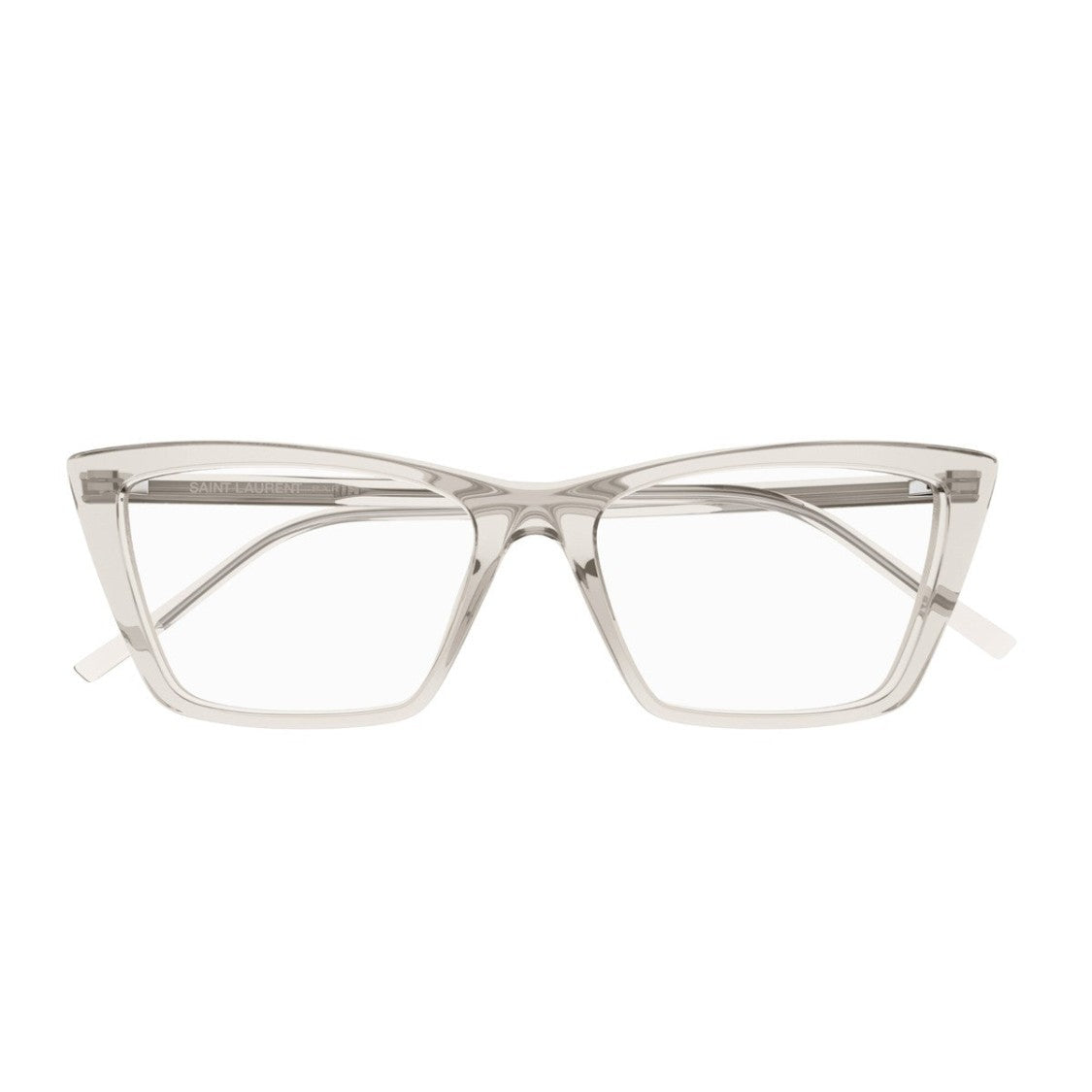 Saint Laurent Beige Sl 737 Mica Thin Acetate Butterfly Sunglasses