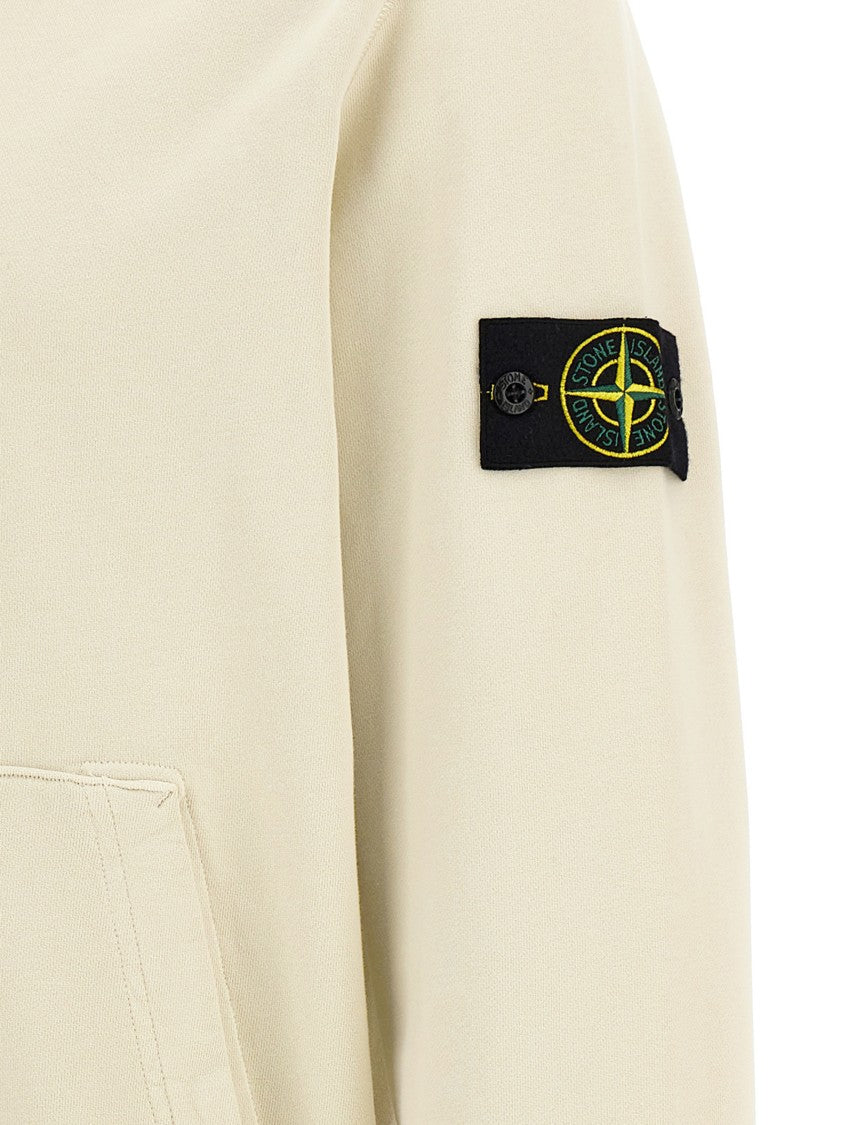 Stone Island Logo Badge Hoodie
