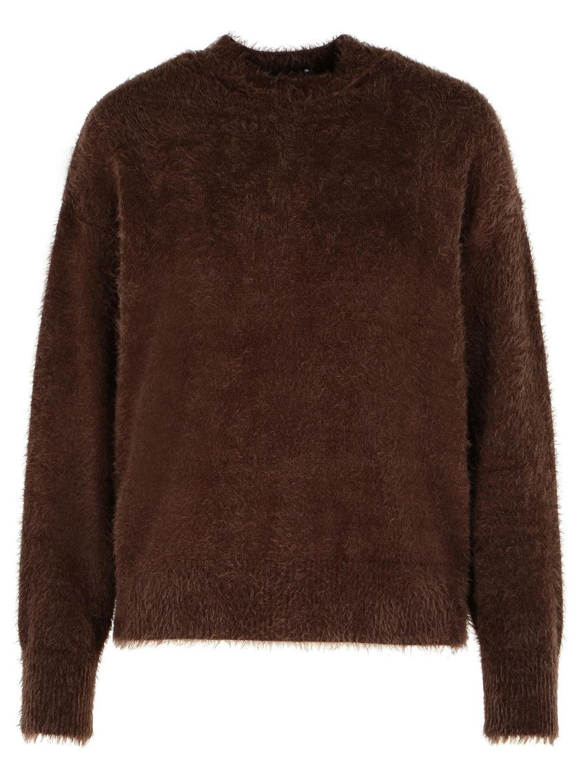 Moschino Jeans Brown Polyamide Sweater