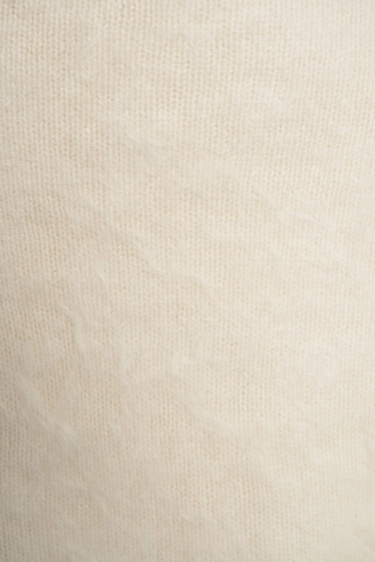 Soft Goat Mini Dress In Brushed Cashmere