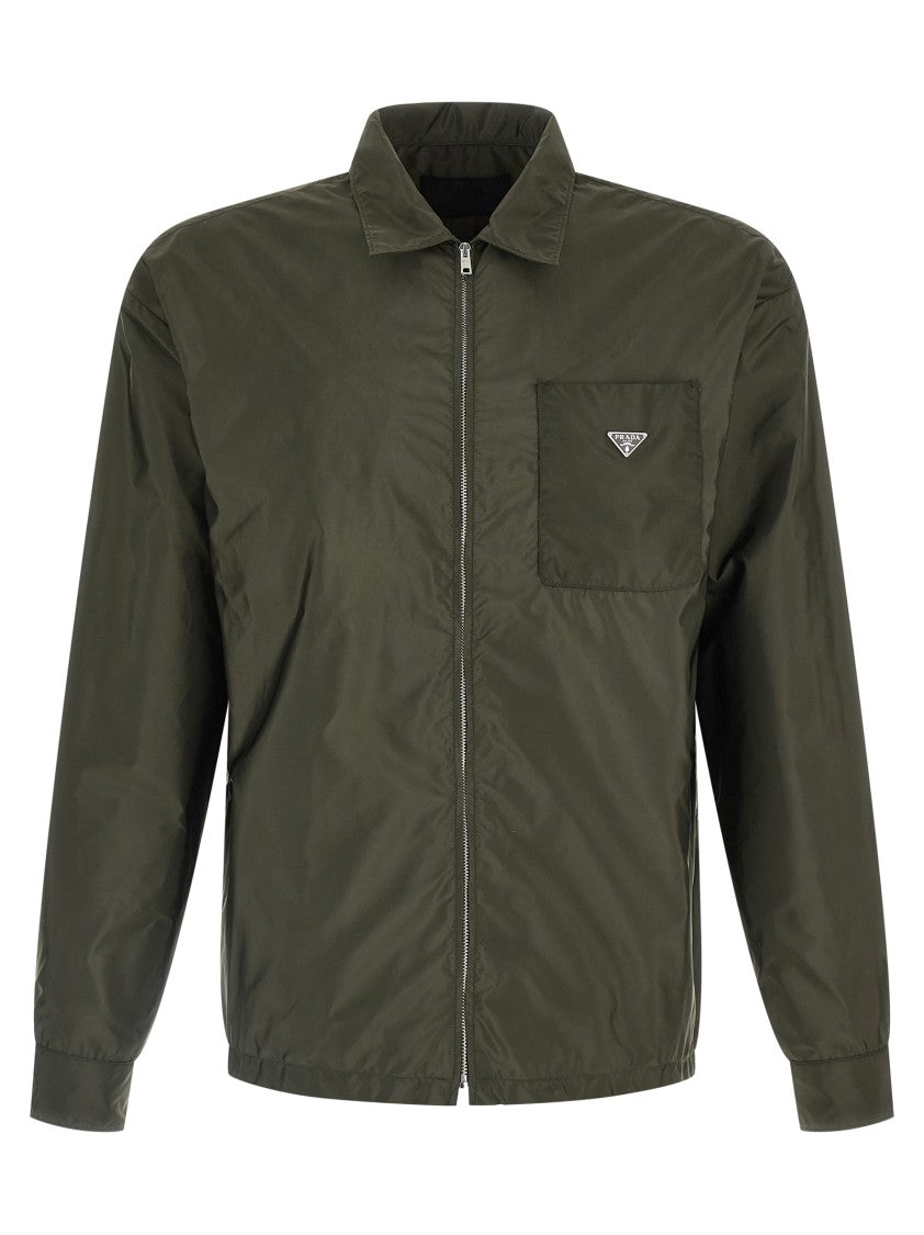Prada Re-Nylon Feather Shirt
